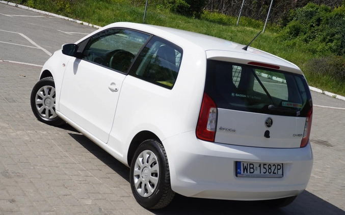 Skoda Citigo cena 17500 przebieg: 227000, rok produkcji 2017 z Katowice małe 596